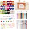 Crochet Kit for Beginners – 85 Piece Beginner Crochet Kit for Adults & Kids with Yarn, Hooks, Accessories & Bonus Tote Bag Organizer – Learn to Crochet with Complete Starter Set